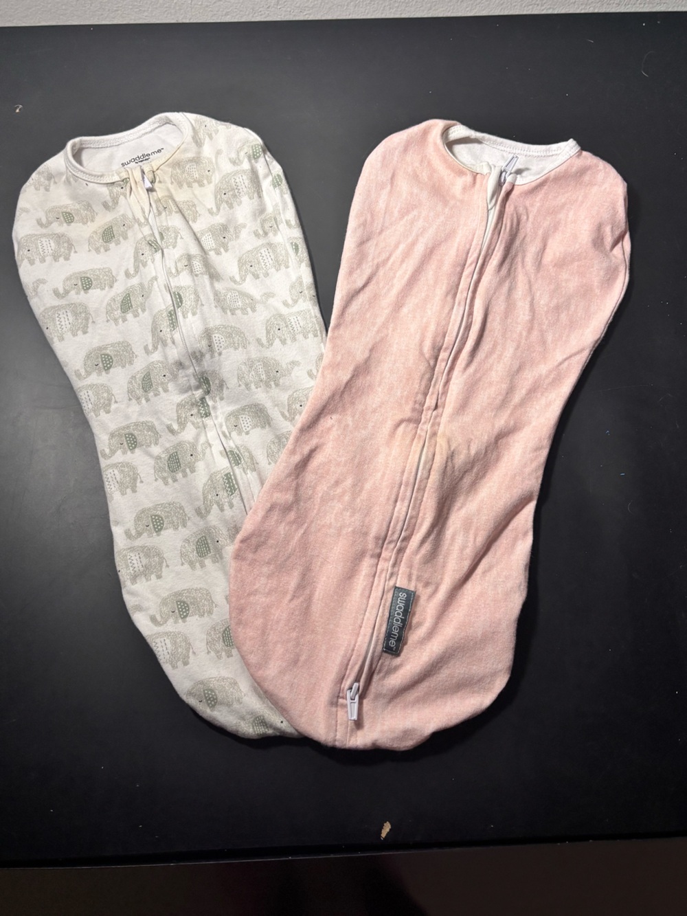 SwaddleMe Pink & Ivory Elephant Print Sleep Sack